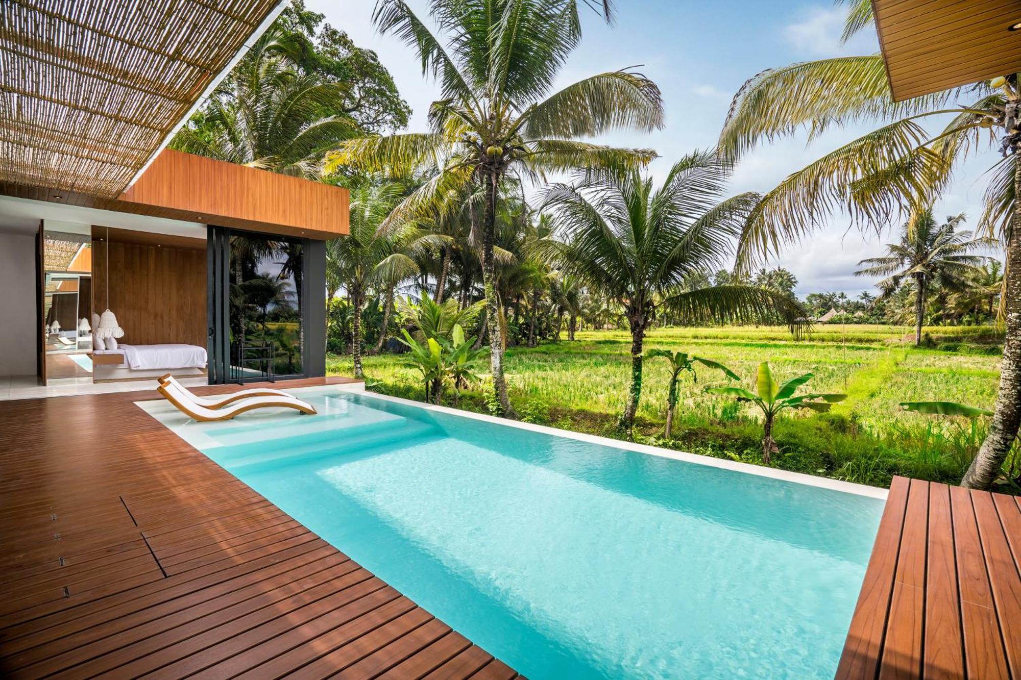 Green Flow Ubud Villas I Bilik gambar